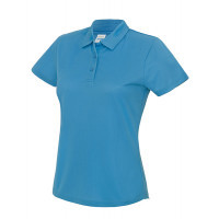 Just Cool Women's Cool Polo Sapphire Blue