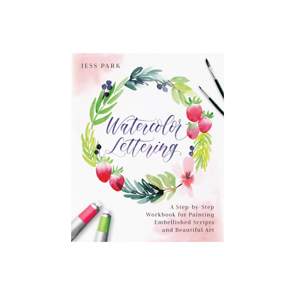 Produktbild för Watercolor Lettering (häftad, eng)