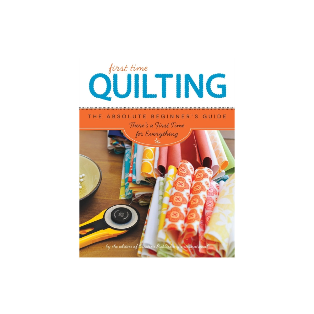 Produktbild för First Time Quilting (häftad, eng)