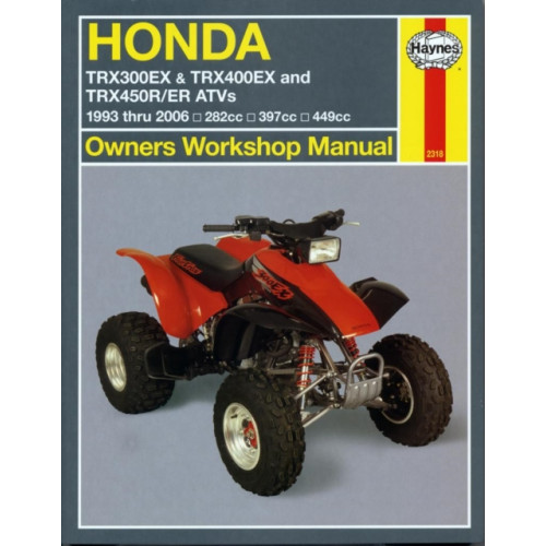 Haynes Manuals Inc Honda TRX300EX, TRX400EX & TRX450R/ER ATVs (93 - 14) Haynes Repair Manual (häftad, eng)