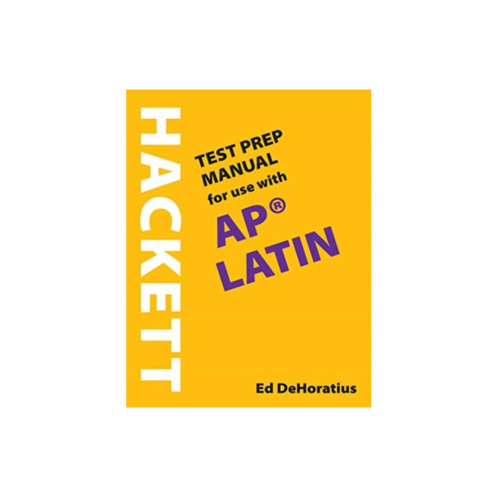 Produktbild för A Hackett Test Prep Manual for Use with AP® Latin (häftad, eng)