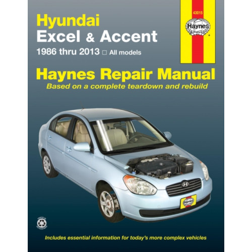 Haynes Manuals Inc Hyundai Excel & Accent (86-13) (häftad, eng)