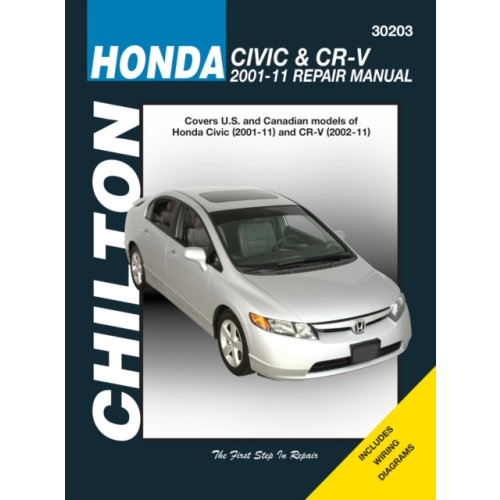 Haynes Manuals Inc Honda Civic & CR-V ('01-'11) (Chilton) (häftad, eng)