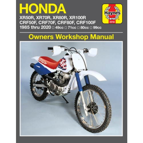 Haynes Manuals Inc Honda XR50R, XR70R, XR80R, XR100R, CRF50F, CRF70F, CRF80F, CRF100F (85-20) (häftad, eng)