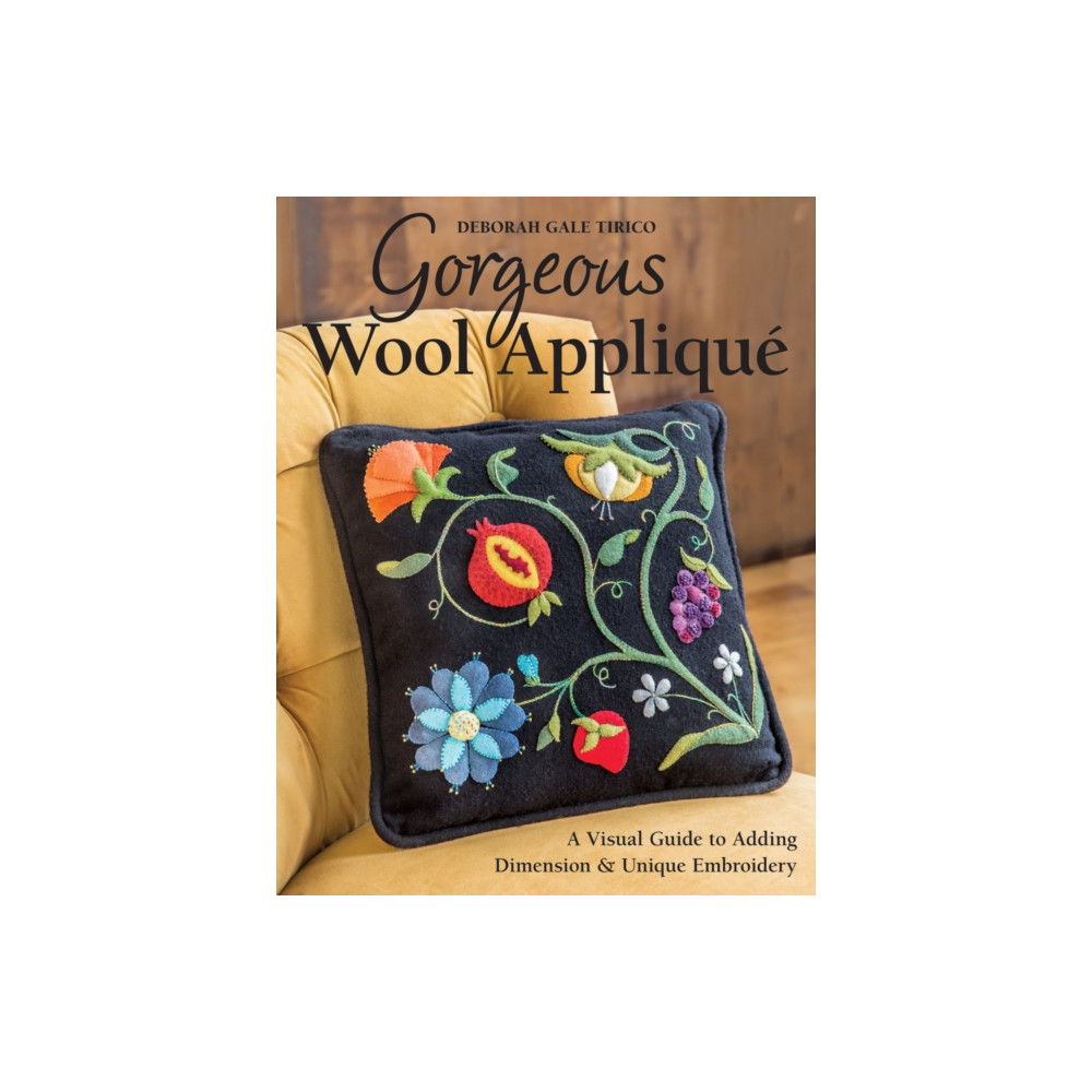 Produktbild för Gorgeous Wool Applique (häftad, eng)
