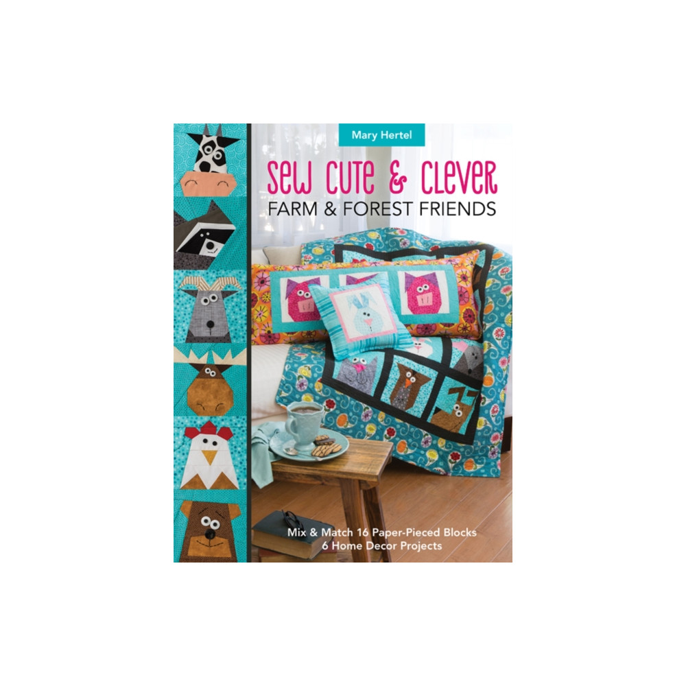 Produktbild för Sew Cute & Clever Farm & Forest Friends (häftad, eng)