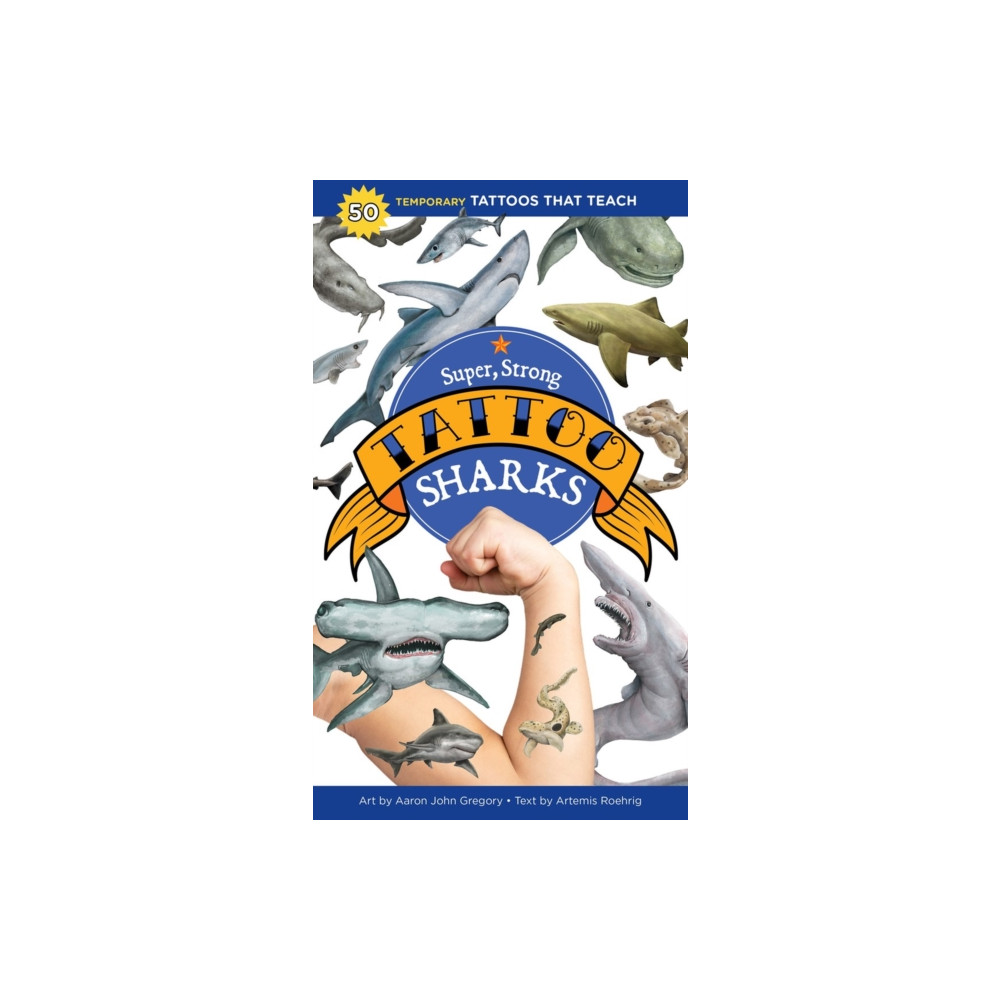 Produktbild för Super, Strong Tattoo Sharks (häftad, eng)