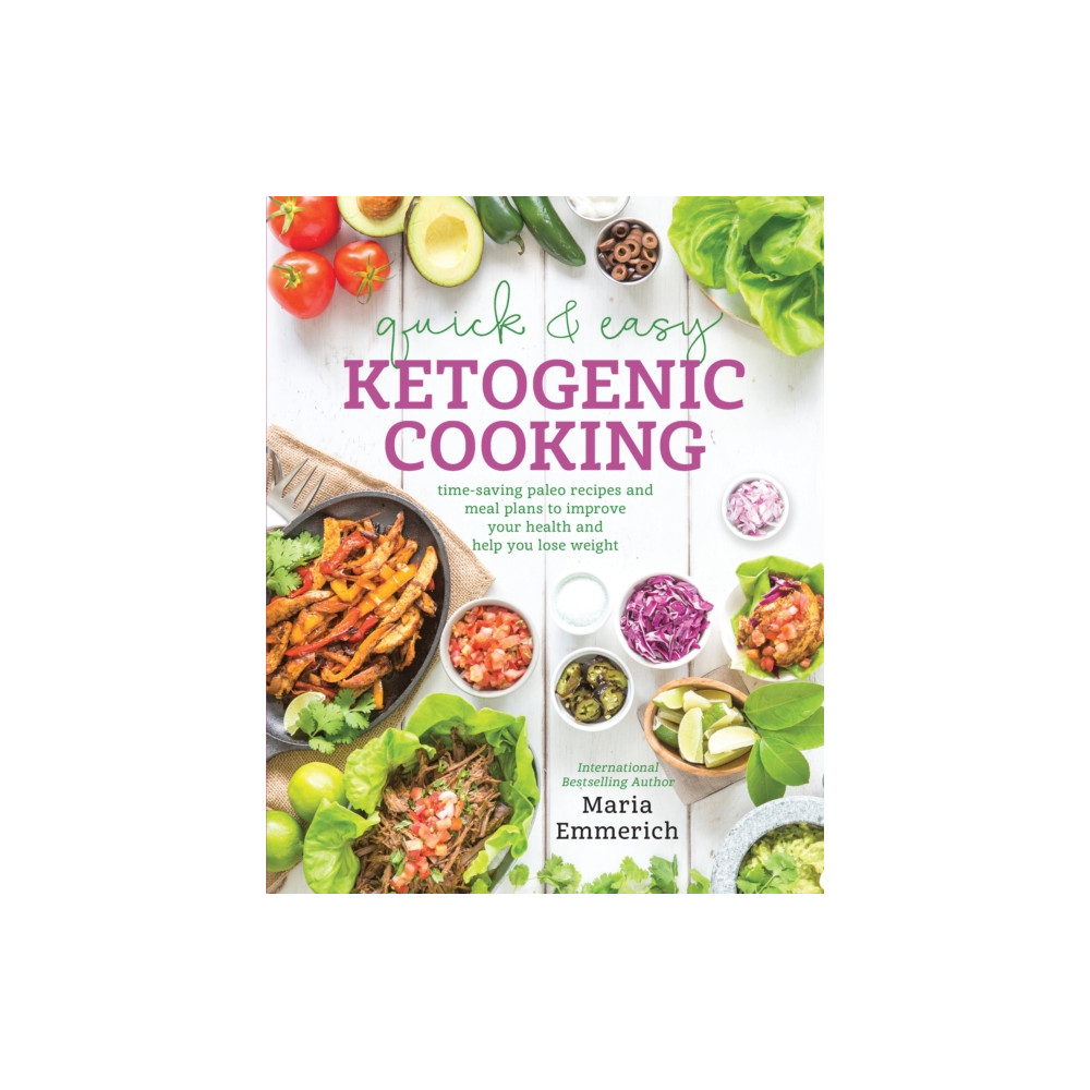Produktbild för Quick & Easy Ketogenic Cooking (häftad, eng)