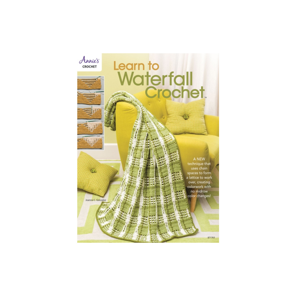 Produktbild för Learn to Waterfall Crochet (häftad, eng)