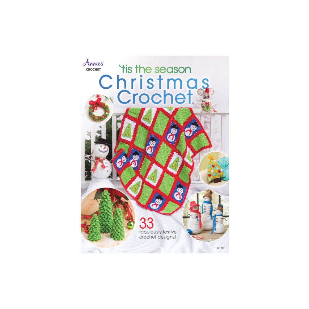 Produktbild för 'Tis the Season Christmas Crochet (häftad, eng)