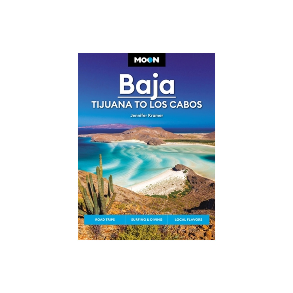 Produktbild för Moon Baja: Tijuana to Los Cabos (häftad, eng)