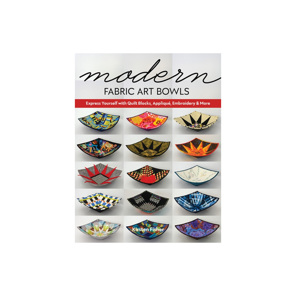 Produktbild för Modern Fabric Art Bowls (häftad, eng)