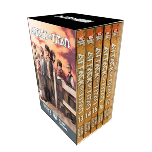 Kodansha America, Inc Attack On Titan Season 3 Part 1 Manga Box Set (häftad, eng)