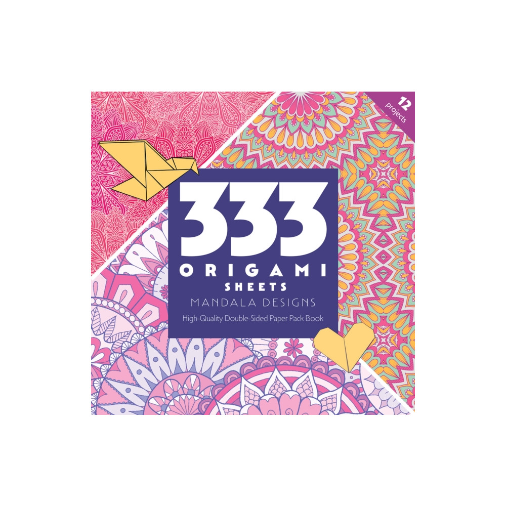Produktbild för 333 Origami Sheets Mandala Designs (häftad, eng)