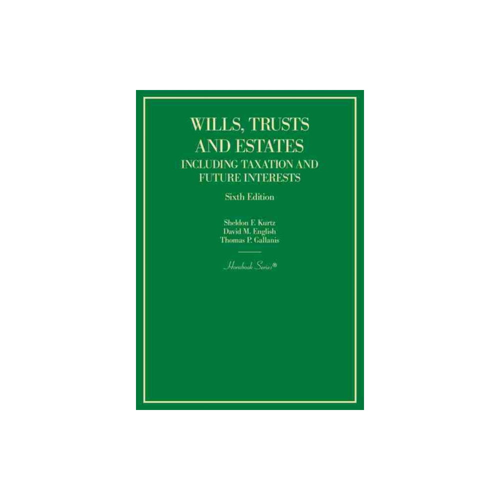 Produktbild för Wills, Trusts and Estates Including Taxation and Future Interests (inbunden, eng)