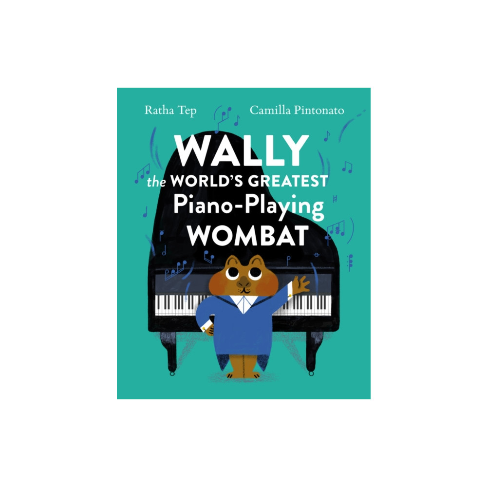 Produktbild för Wally the World's Greatest Piano Playing Wombat (inbunden, eng)