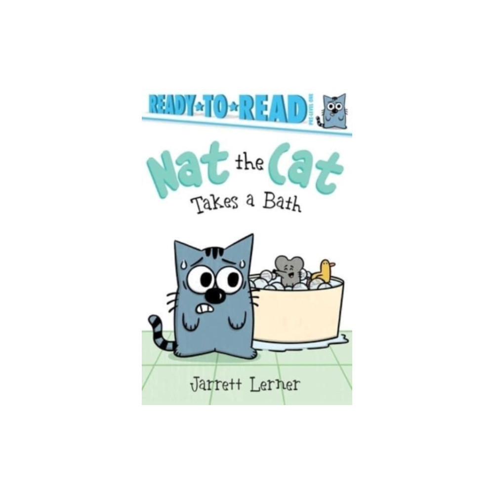 Produktbild för Nat the Cat Takes a Bath (inbunden, eng)