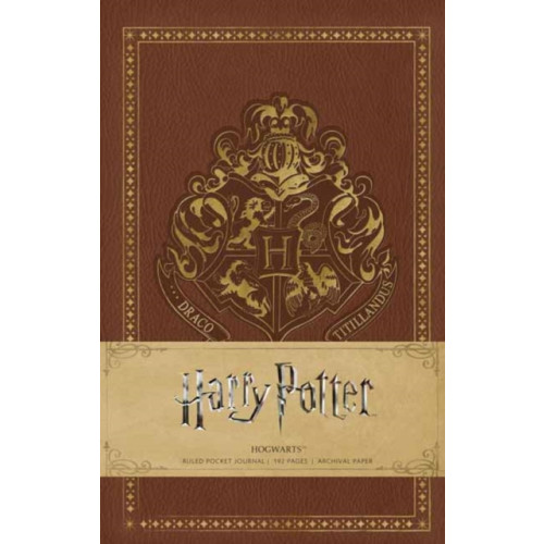 Insight Editions Harry Potter: Hogwarts Ruled Pocket Journal (inbunden, eng)