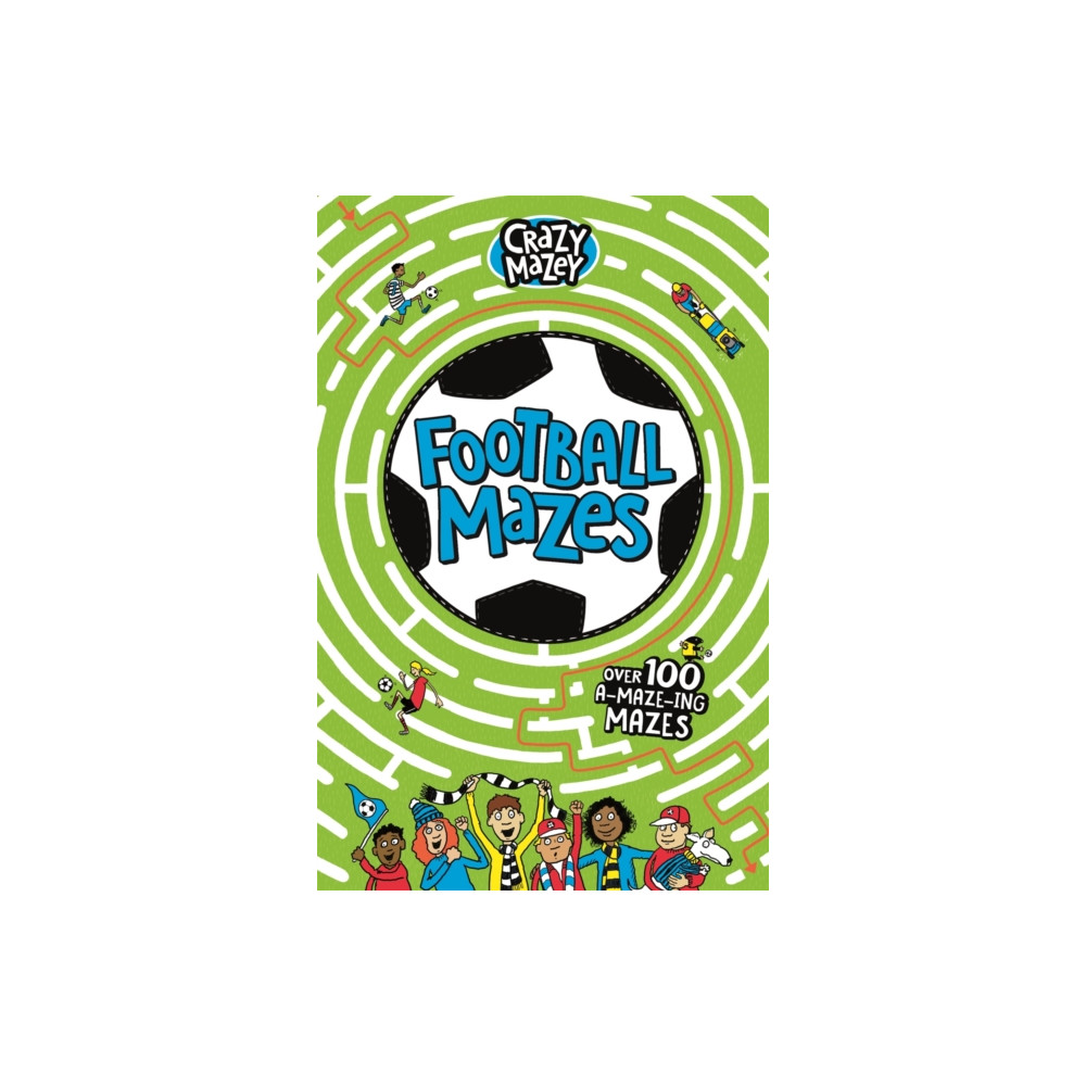 Produktbild för Football Mazes (häftad, eng)