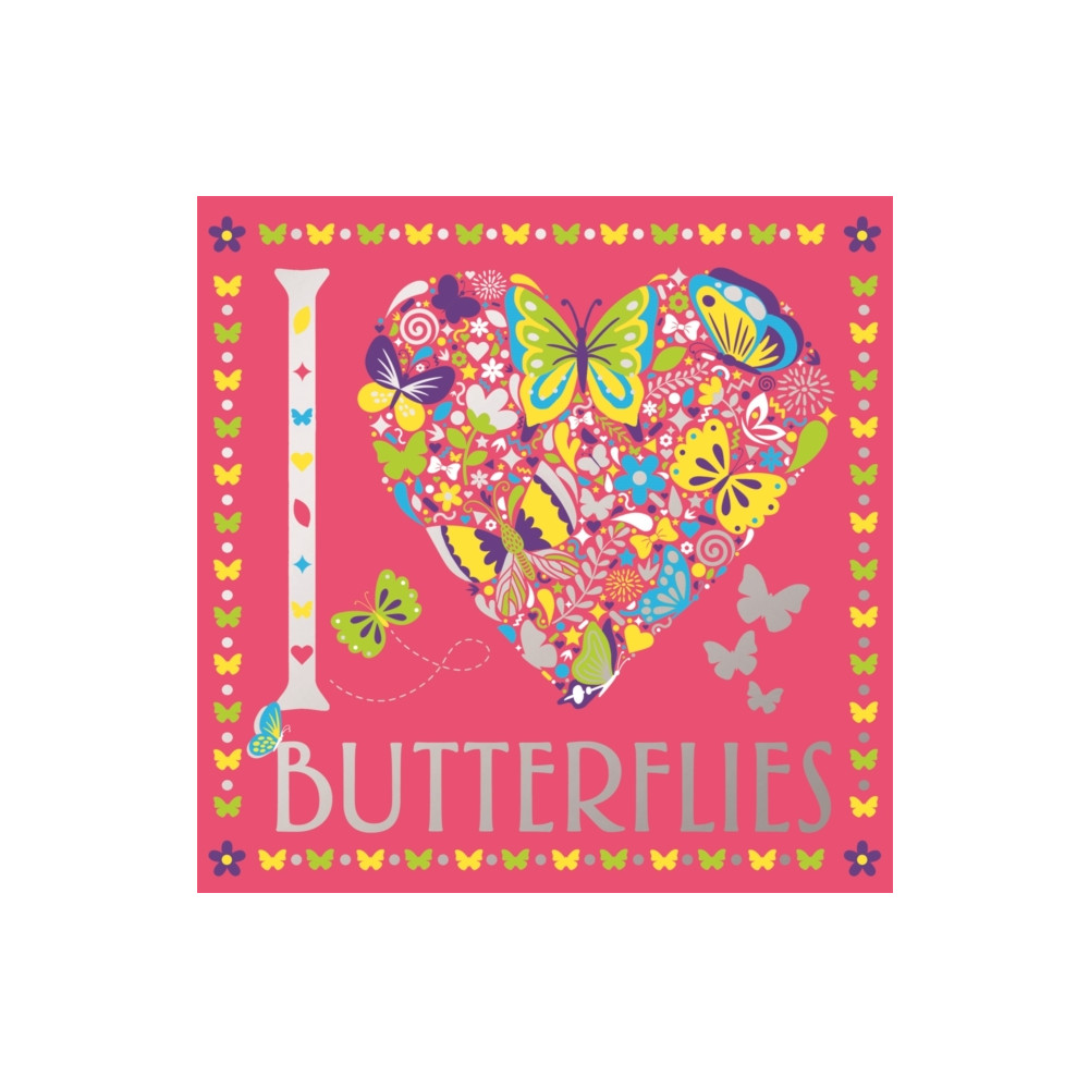 Produktbild för I Heart Butterflies (häftad, eng)