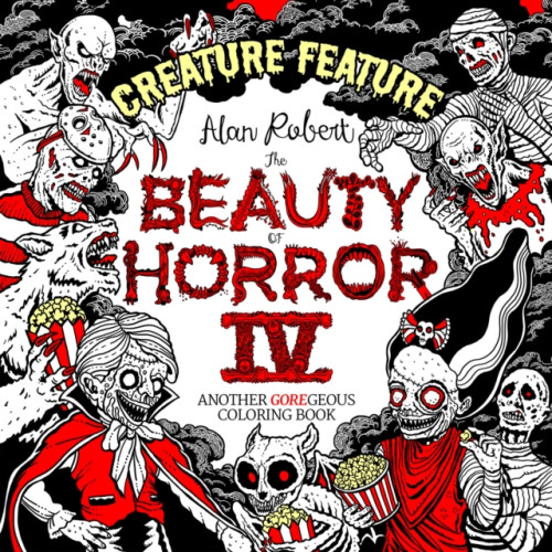 Idea & Design Works Beauty of Horror 4: Creature Feature Colouring Book (häftad, eng)