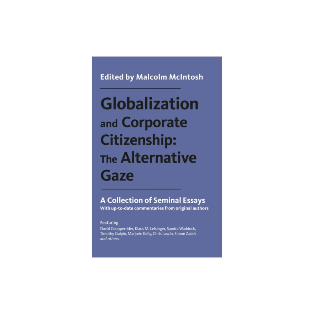 Produktbild för Globalization and Corporate Citizenship: The Alternative Gaze (häftad, eng)
