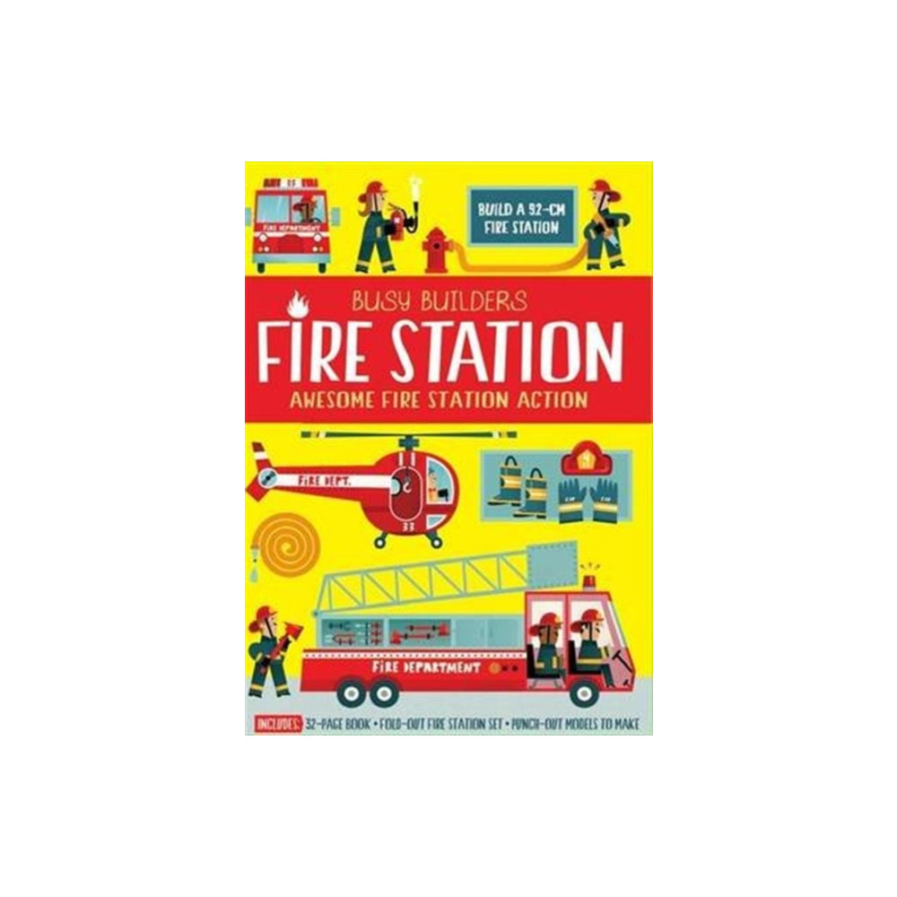 Produktbild för Busy Builders Fire Station (inbunden, eng)