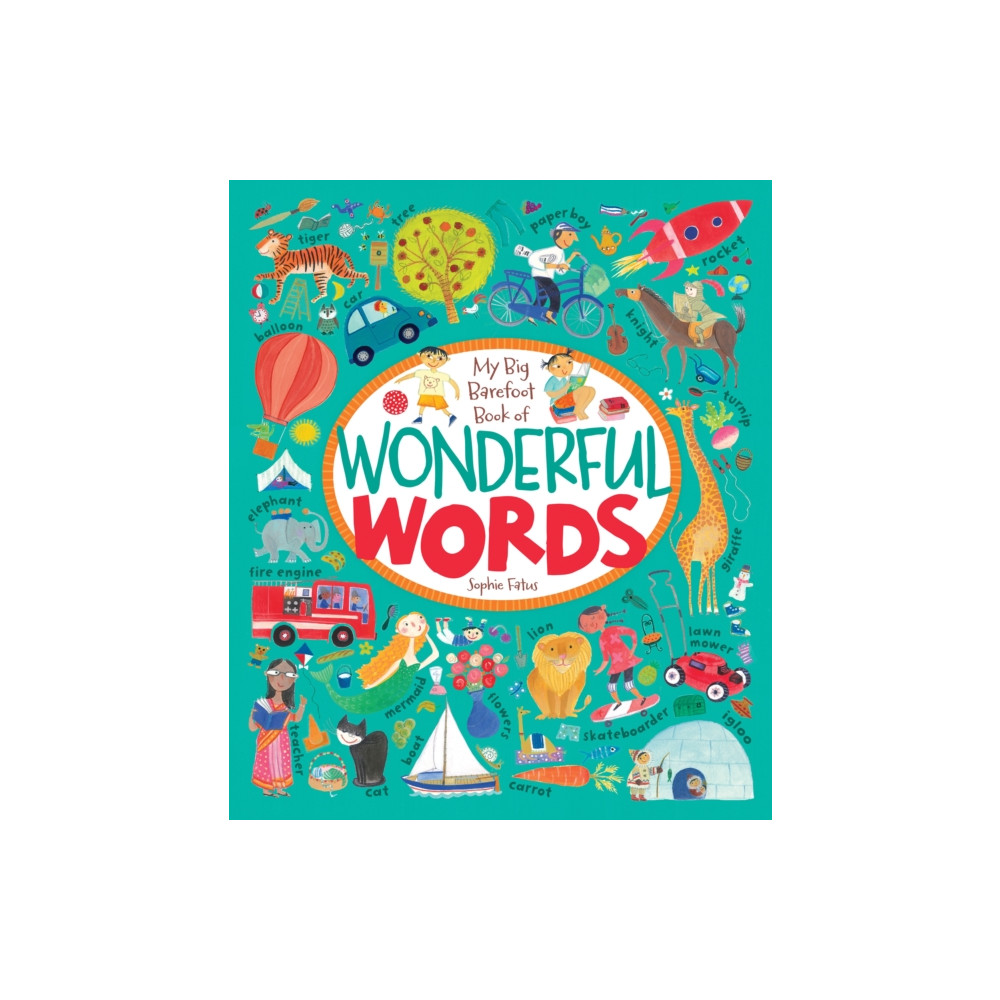 Produktbild för The Big Barefoot Book of Wonderful Words (inbunden, eng)