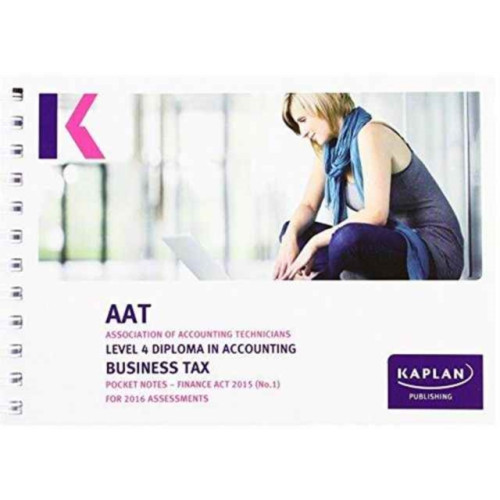 Kaplan Publishing Business Tax - Pocket Notes (häftad, eng)