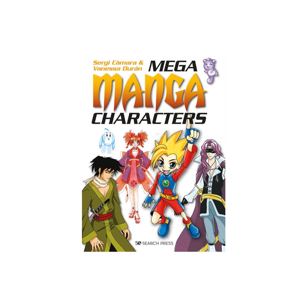 Produktbild för Mega Manga Characters (häftad, eng)