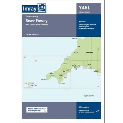 Imray, Laurie, Norie & Wilson Ltd Imray Chart Y46 River Fowey Laminated