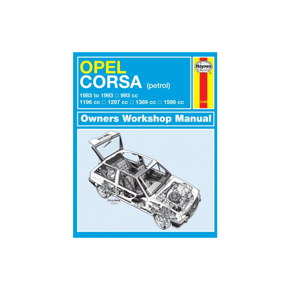 Produktbild för Opel Corsa Petrol (83 - Mar 93) Haynes Repair Manual (häftad, eng)