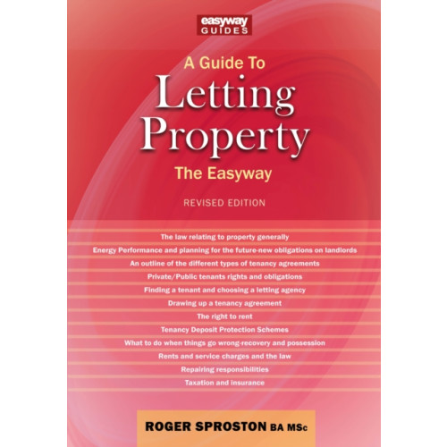 Straightforward Publishing A Guide to Letting Property (häftad, eng)