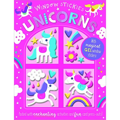 MAKE BELIEVE IDEAS Window Stickies Unicorns (häftad, eng)