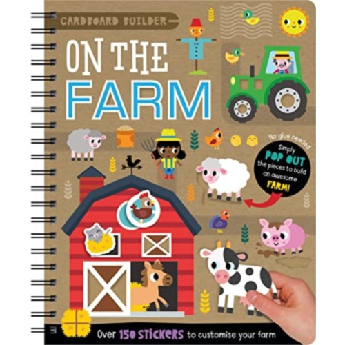 MAKE BELIEVE IDEAS Cardboard Builder On the Farm (inbunden, eng)
