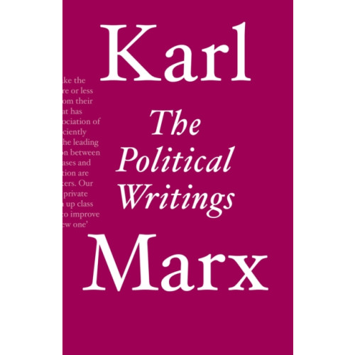 Verso Books The Political Writings (häftad, eng)