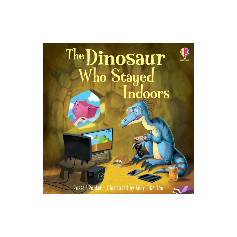 Produktbild för The Dinosaur who Stayed Indoors (häftad, eng)