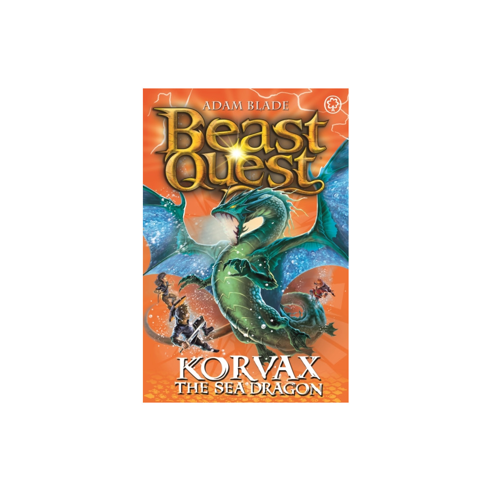 Produktbild för Beast Quest: Korvax the Sea Dragon (häftad, eng)