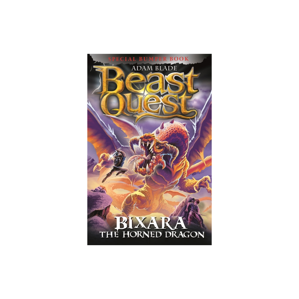 Produktbild för Beast Quest: Bixara the Horned Dragon (häftad, eng)