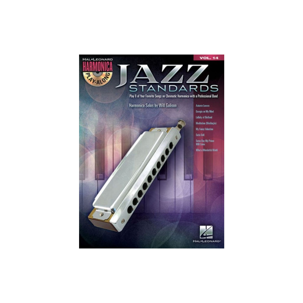Produktbild för Harmonica Play-Along Volume 14 (häftad, eng)