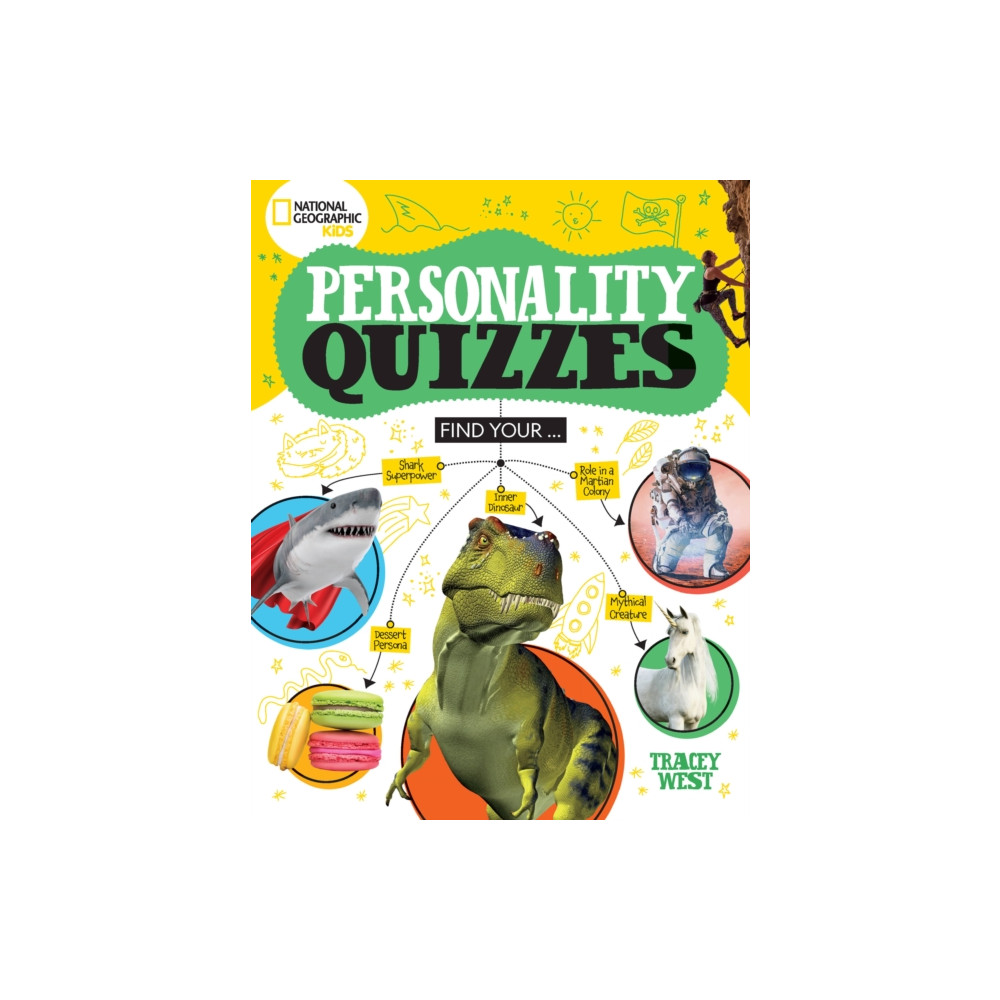 Produktbild för National Geographic Kids Personality Quizzes (häftad, eng)