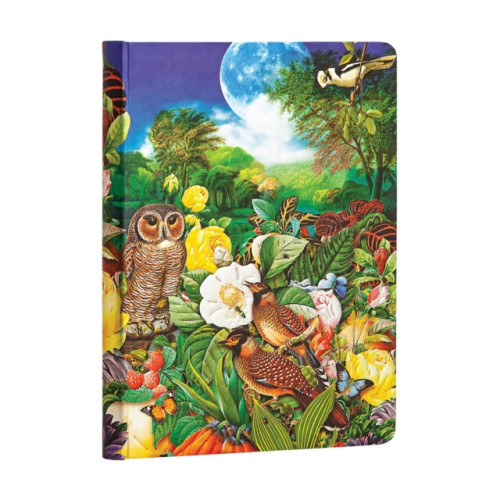 paperblanks Moon Garden Unlined Hardcover Journal (inbunden, eng)