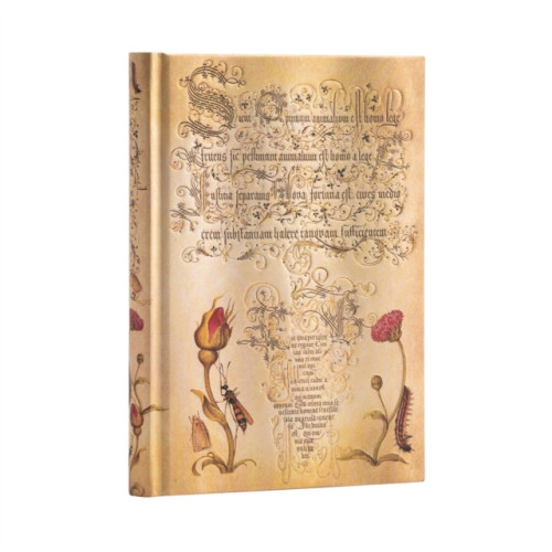 paperblanks Flemish Rose (Mira Botanica) Midi Lined Hardcover Journal (inbunden, eng)