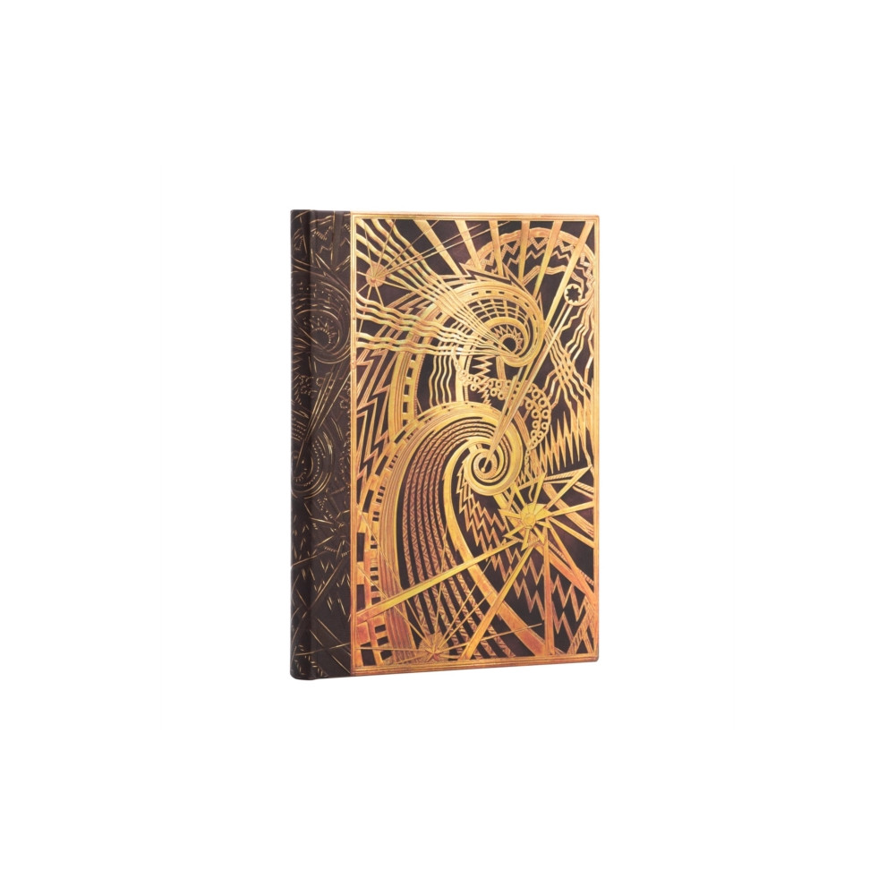 Produktbild för The Chanin Spiral (New York Deco) Midi Unlined Hardcover Journal (inbunden, eng)