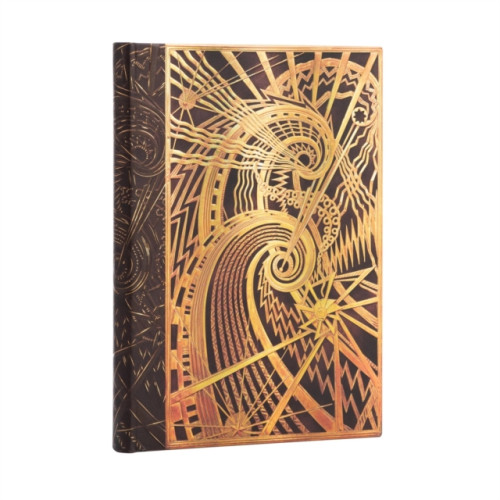 paperblanks The Chanin Spiral (New York Deco) Midi Unlined Hardcover Journal (inbunden, eng)