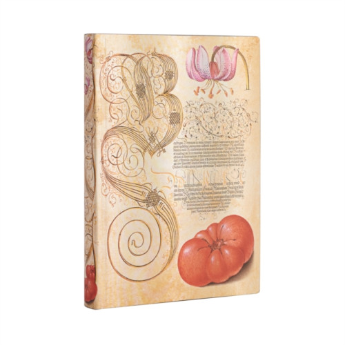 paperblanks Lily & Tomato (Mira Botanica) Midi Lined Journal (inbunden, eng)