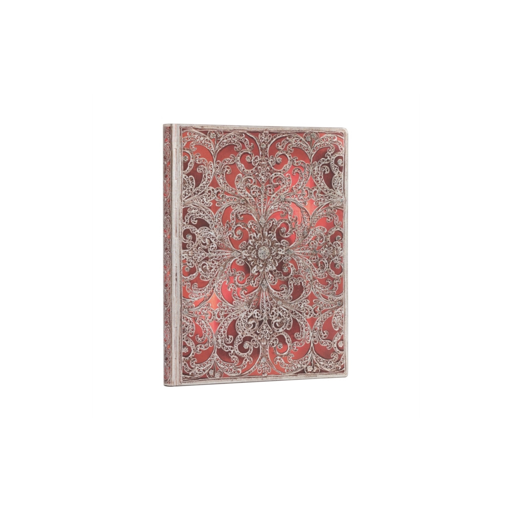 Produktbild för Garnet (Silver Filigree Collection) Ultra Lined Softcover Flexi Journal (häftad, eng)