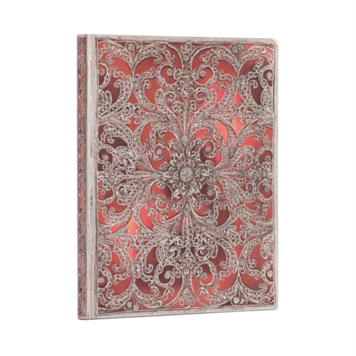 paperblanks Garnet (Silver Filigree Collection) Ultra Lined Softcover Flexi Journal (häftad, eng)