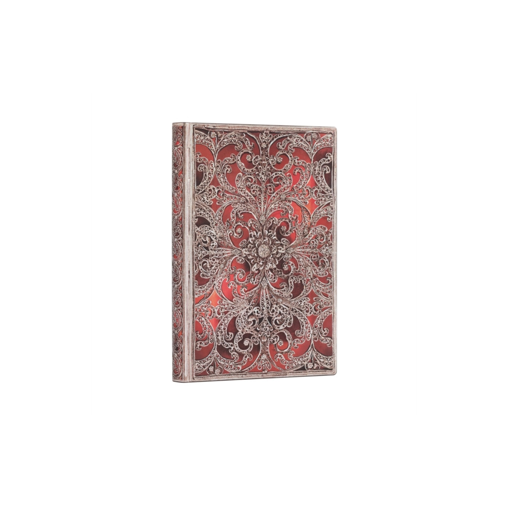 Produktbild för Garnet (Silver Filigree Collection) Midi Lined Softcover Flexi Journal (häftad, eng)