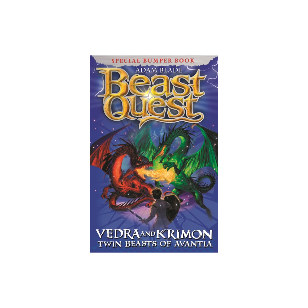 Produktbild för Beast Quest: Vedra & Krimon Twin Beasts of Avantia (häftad, eng)
